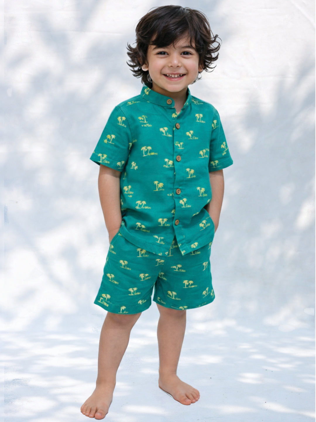 Coconut wave kids short co-ord set