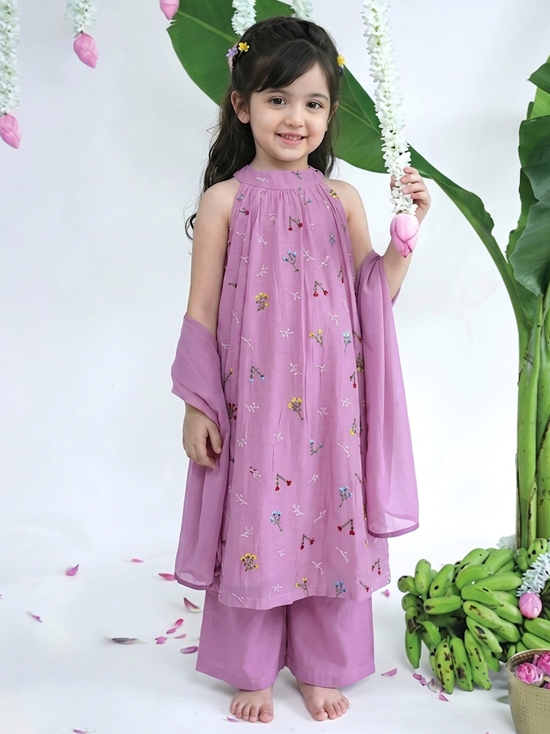 Lavender Bloom Girls Festive Set
