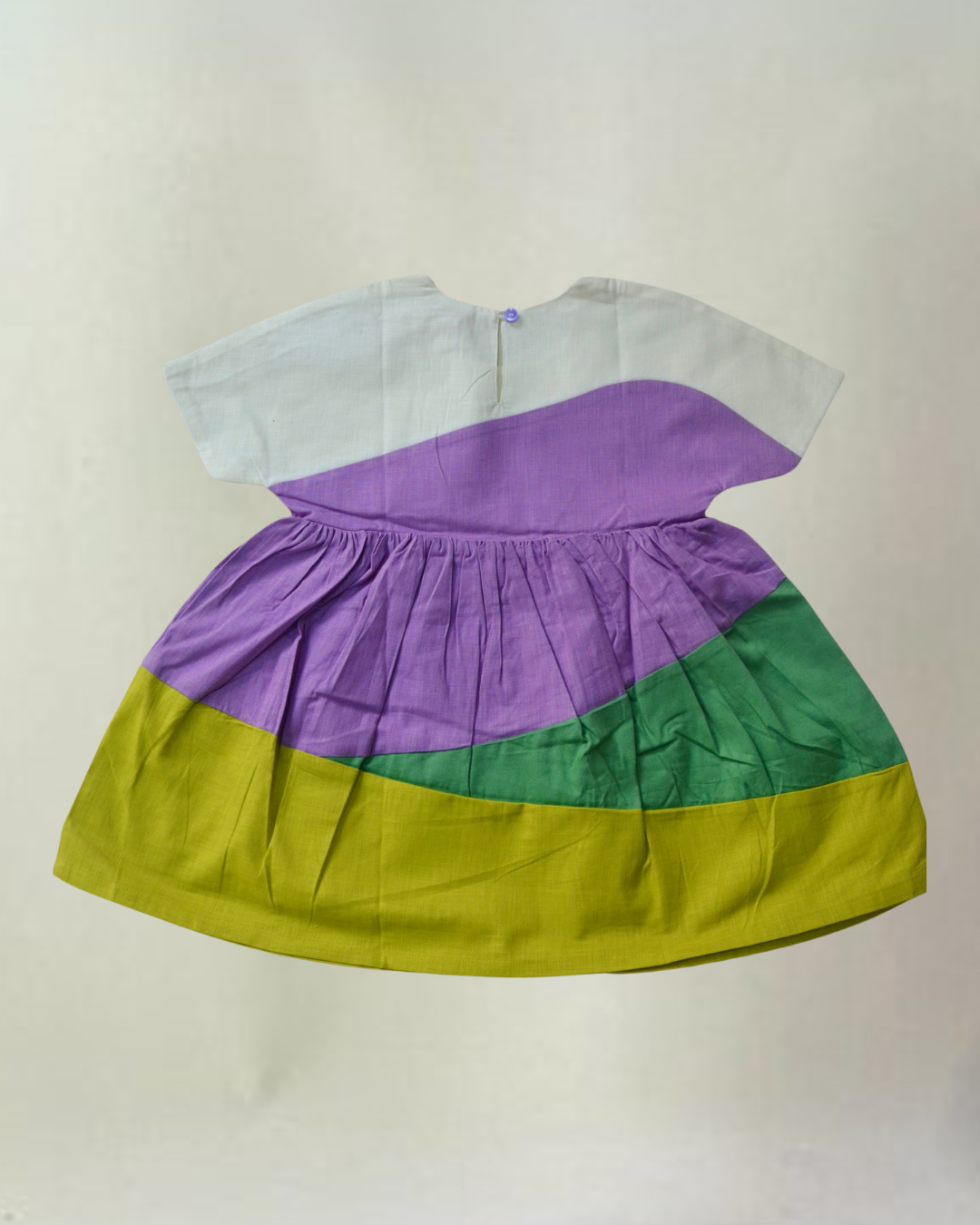Block Linen Dress