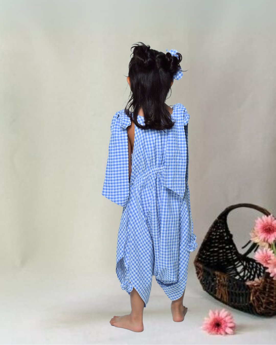 Blue Dhoti Jumpsuit
