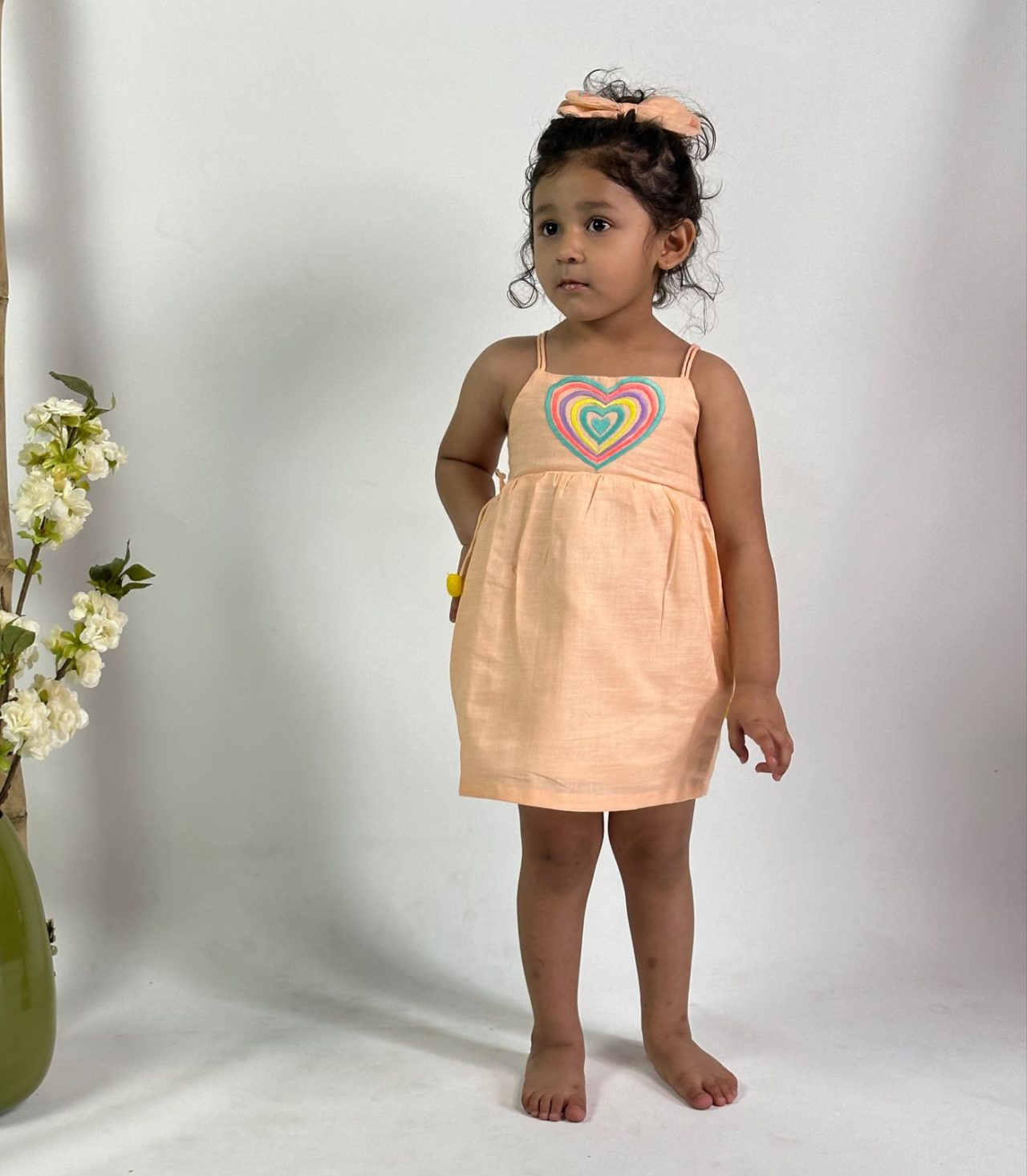 Peach Heartstrings Dress