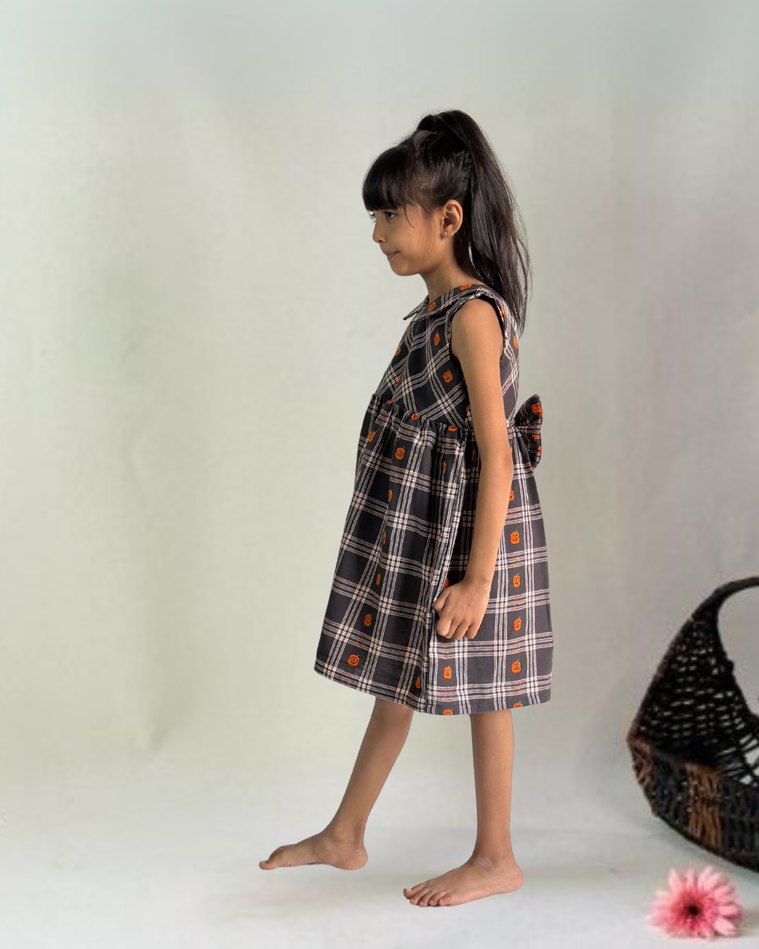 Checkmate Bow Dress
