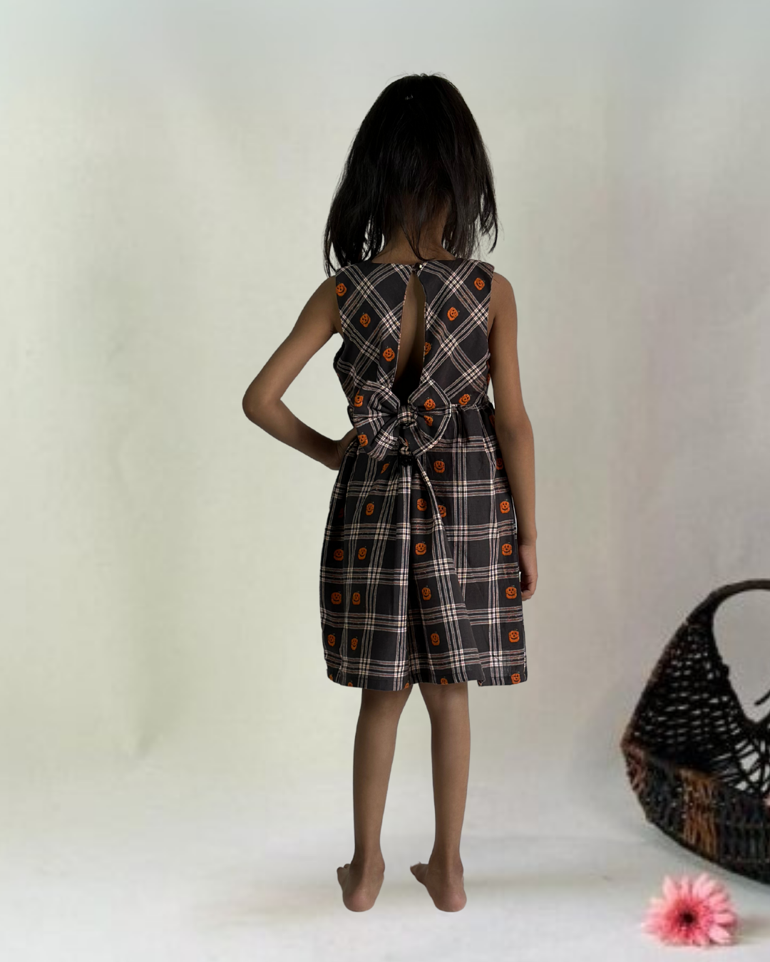 Checkmate Bow Dress