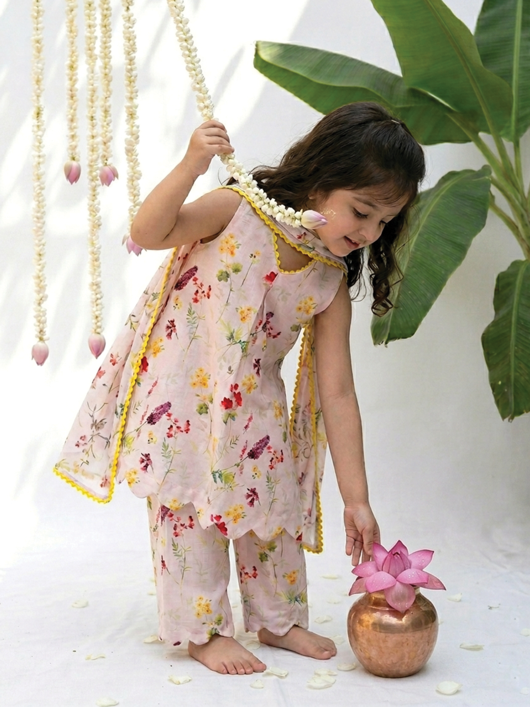 Mahek Flower Printed Tunic Set