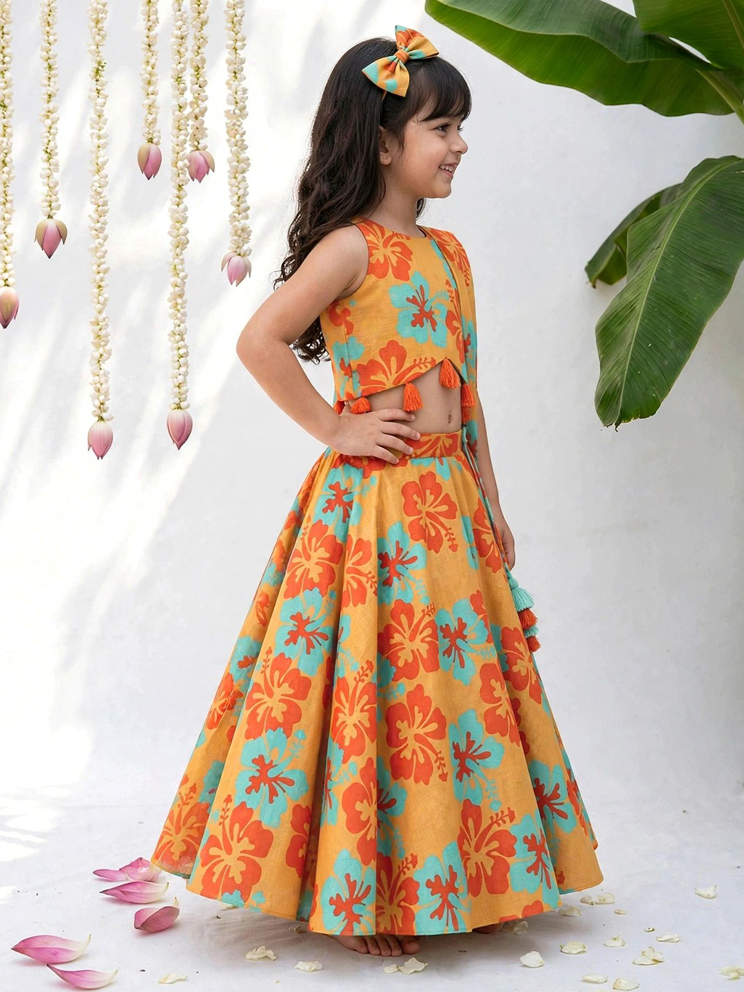 Hibiscus Girls Festive Lehenga Set