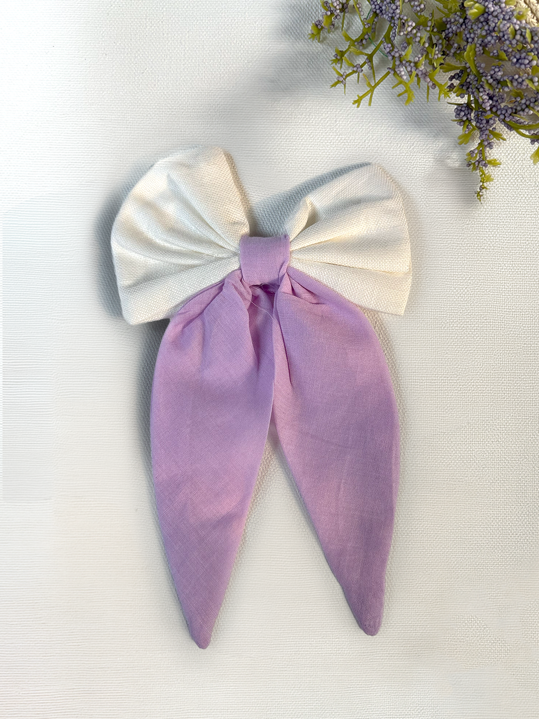 Snow Bunny Cute Bow