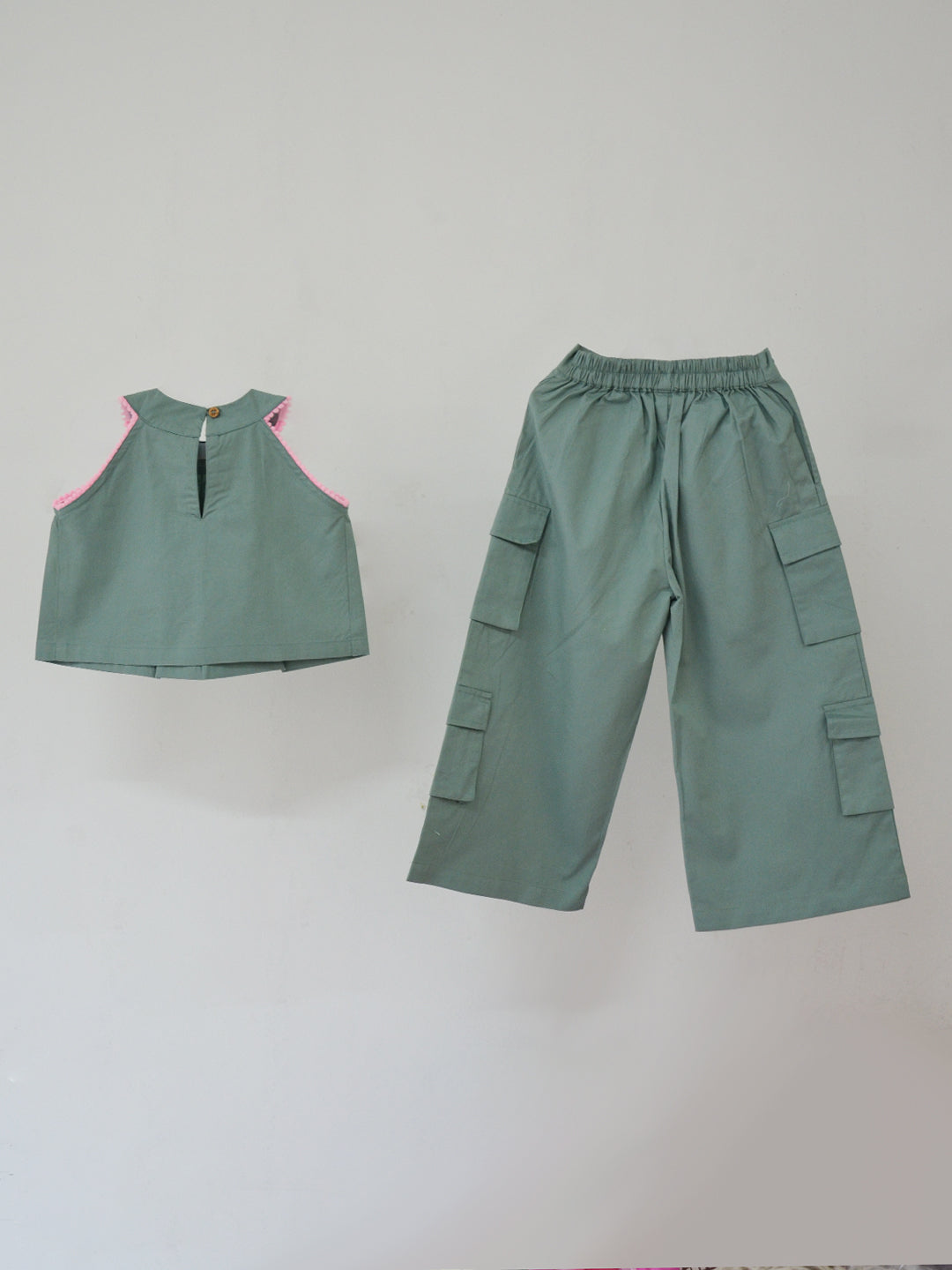 rainbow green coord set