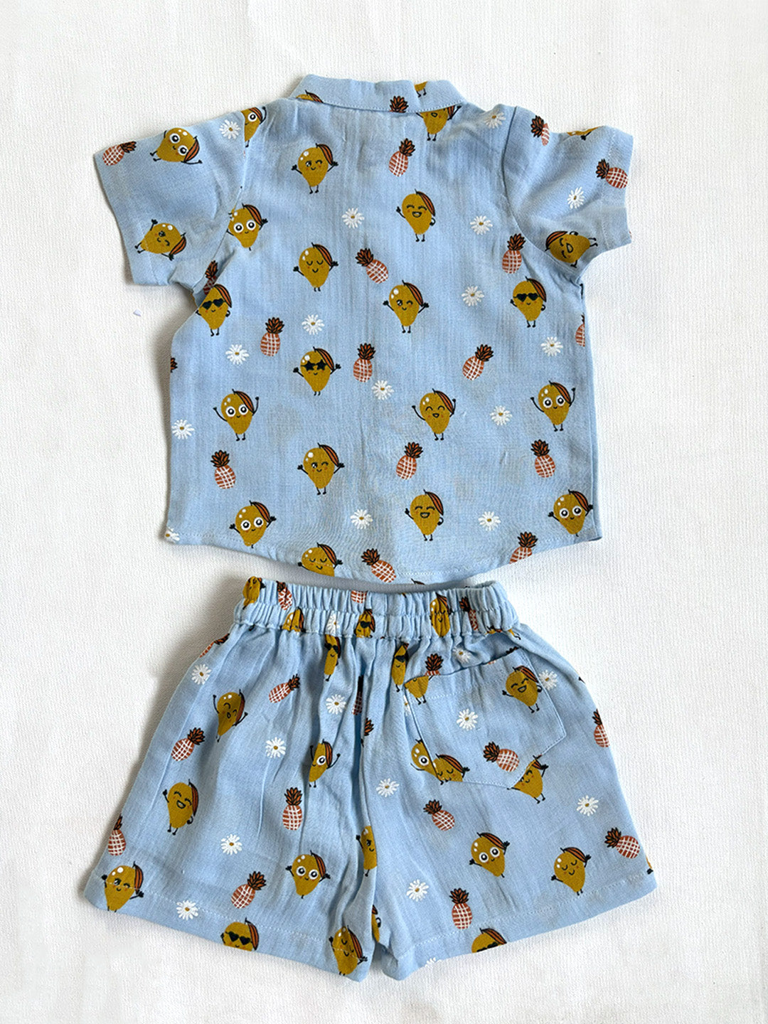 Sweet Mango Printed Cotton Co-ord Set for Baby Boys
