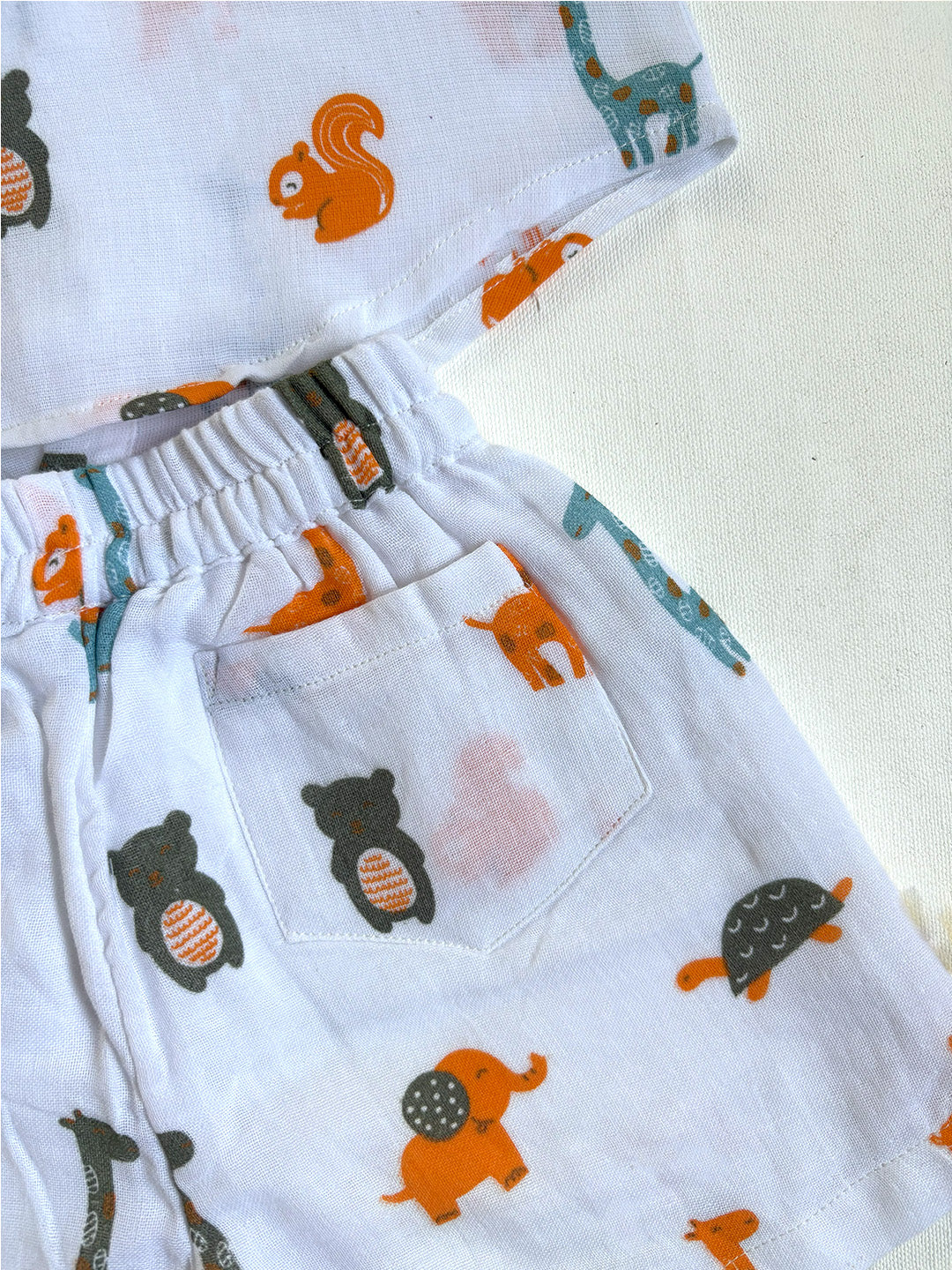 Jungle Book Printed Cotton Co-ord Set for Baby Boys