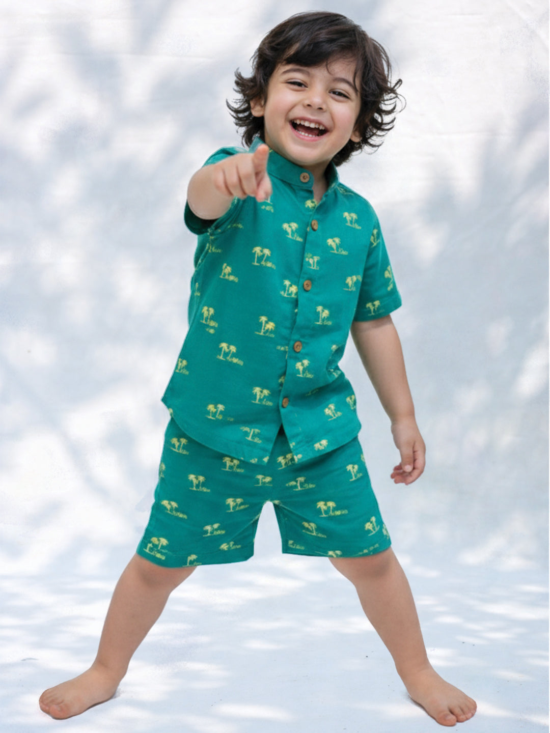 Coconut wave kids short co-ord set