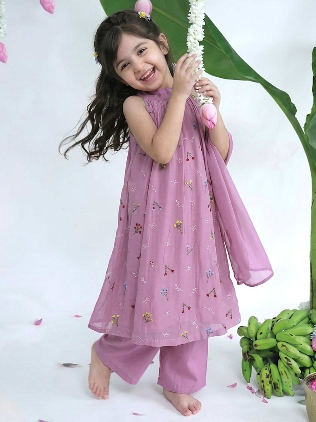 Lavender Bloom Girls Festive Set