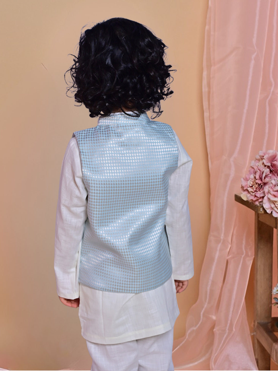 Blue Lotus Jacket Set