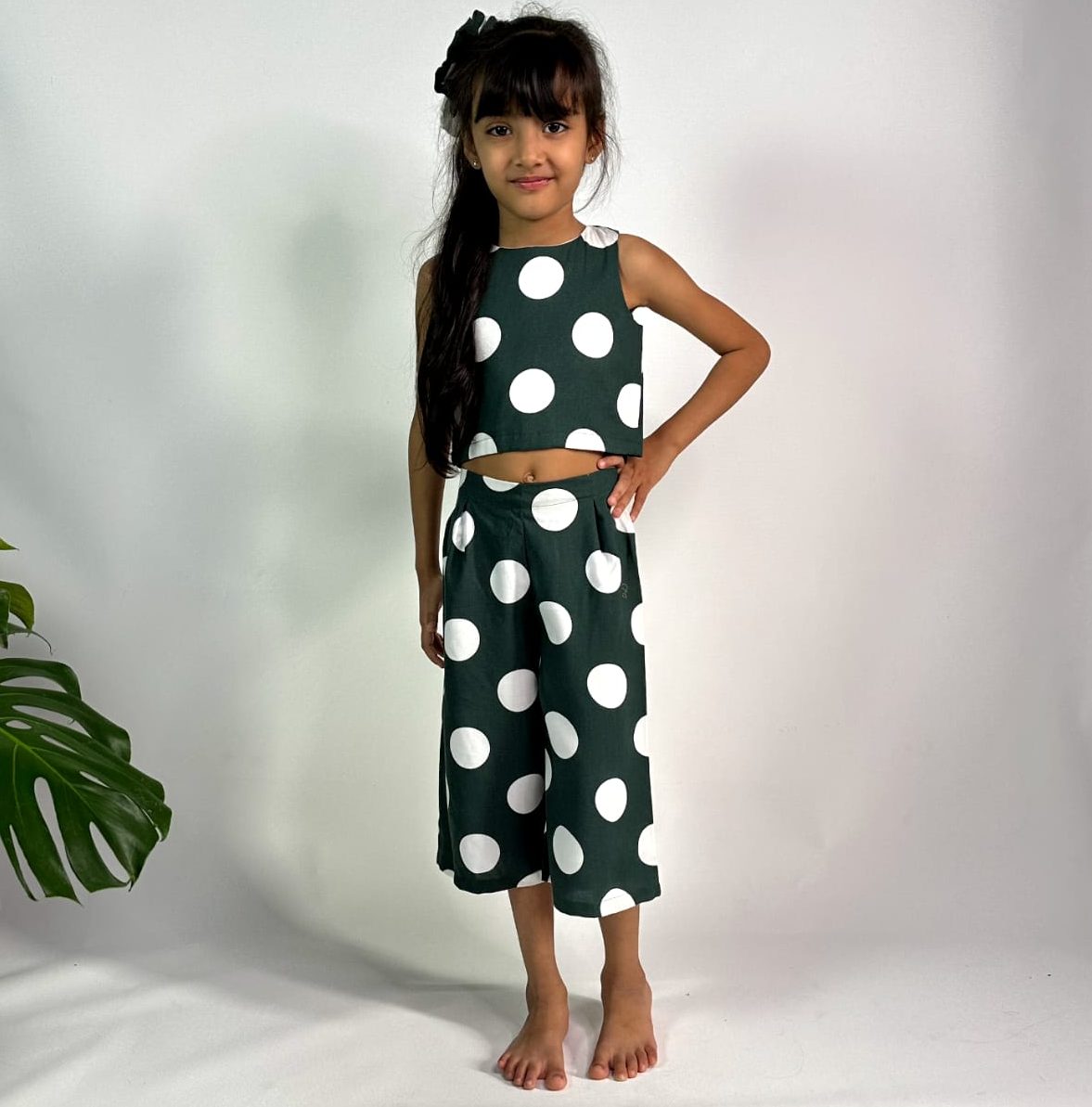 Green Polka Dot Co-ord Set