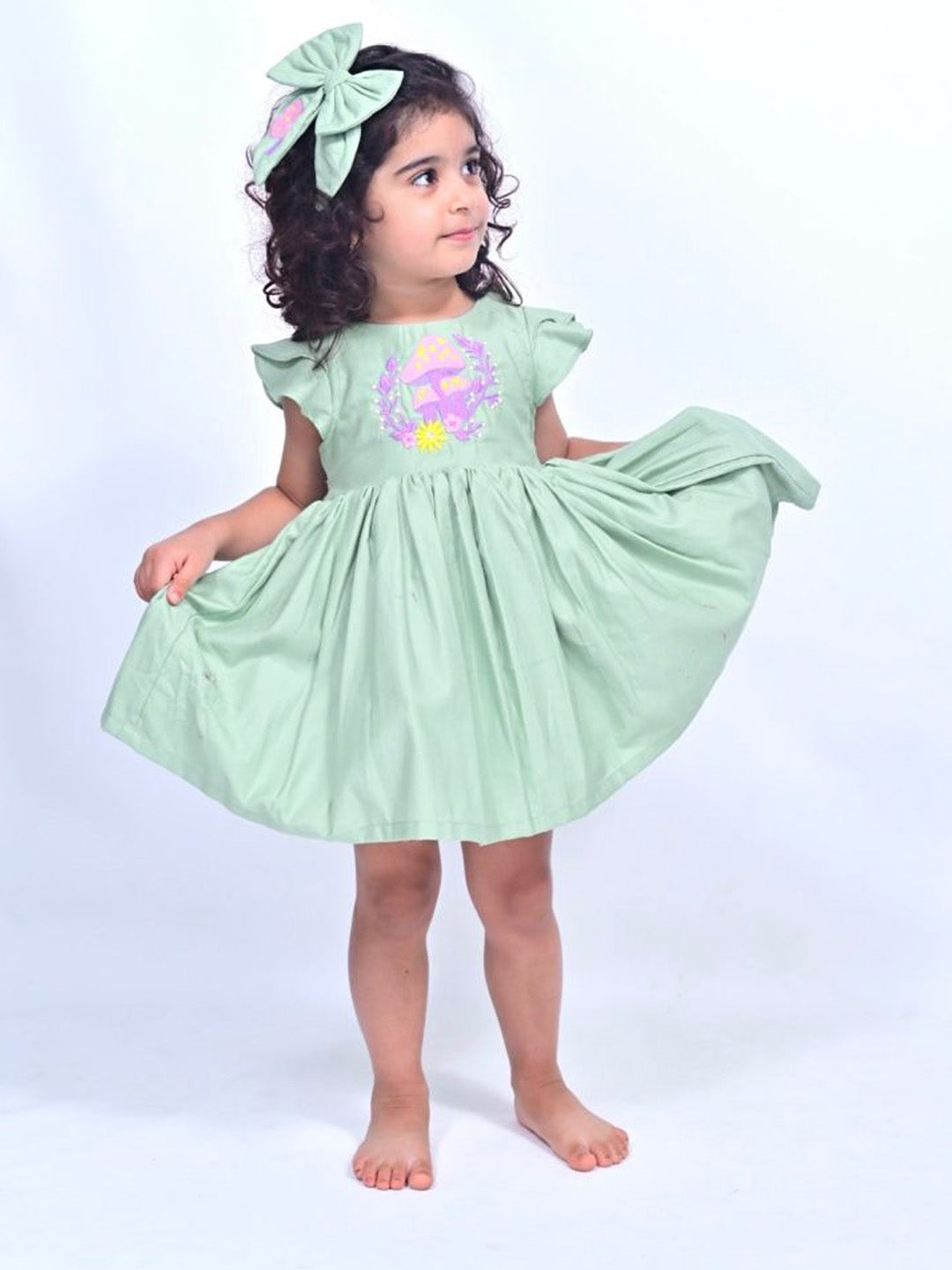 Green Mushroom Dress