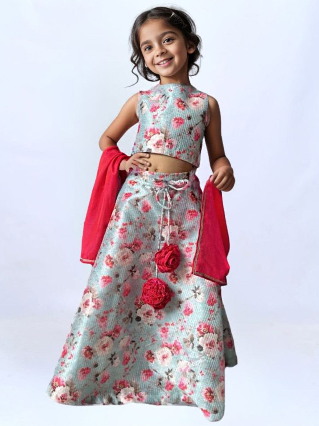 Floral Silk Set