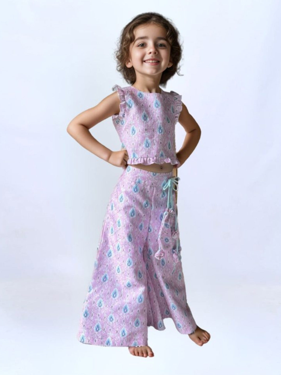 Printed Silk Set