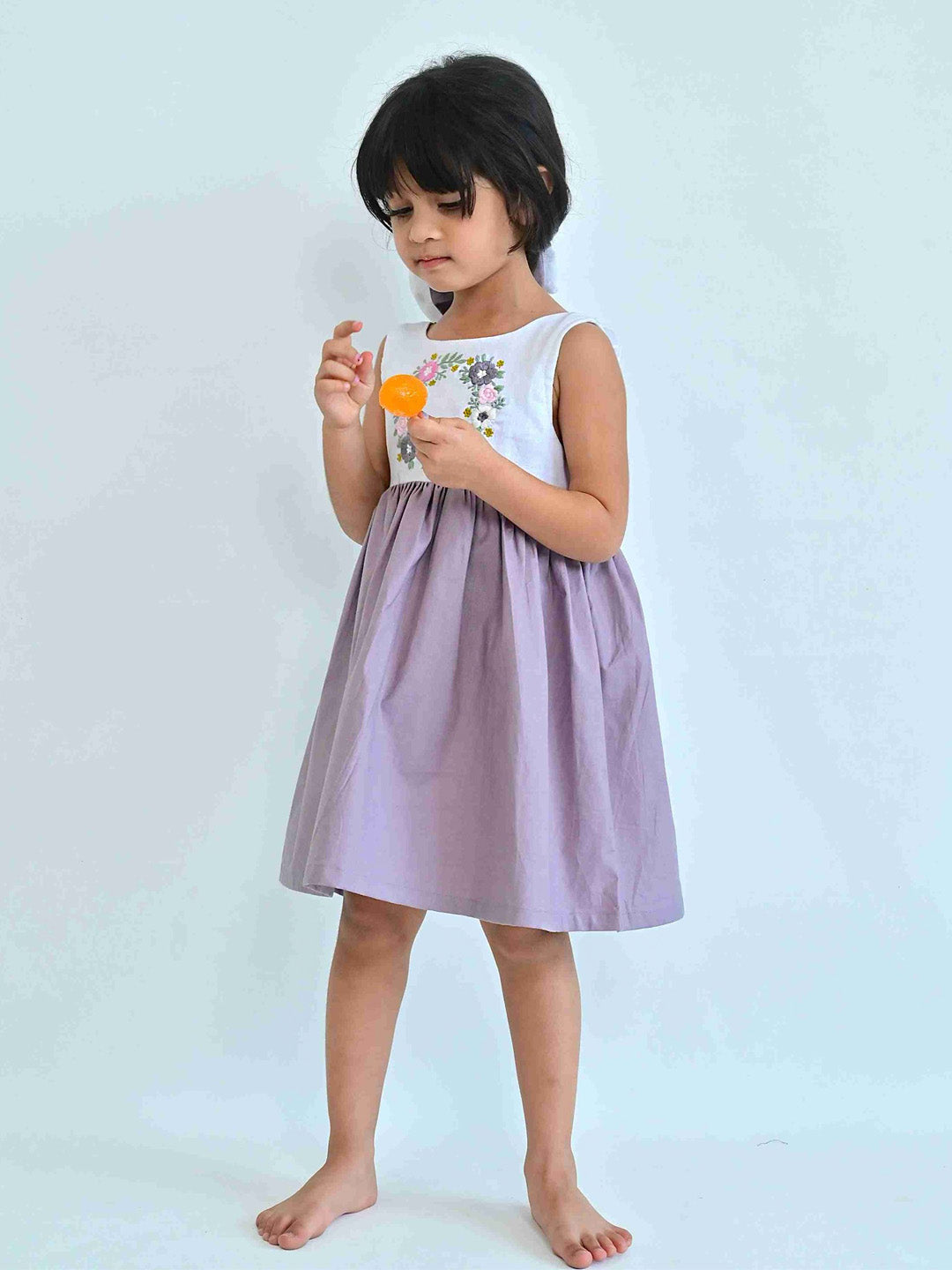 Mauve Ruffle Dress