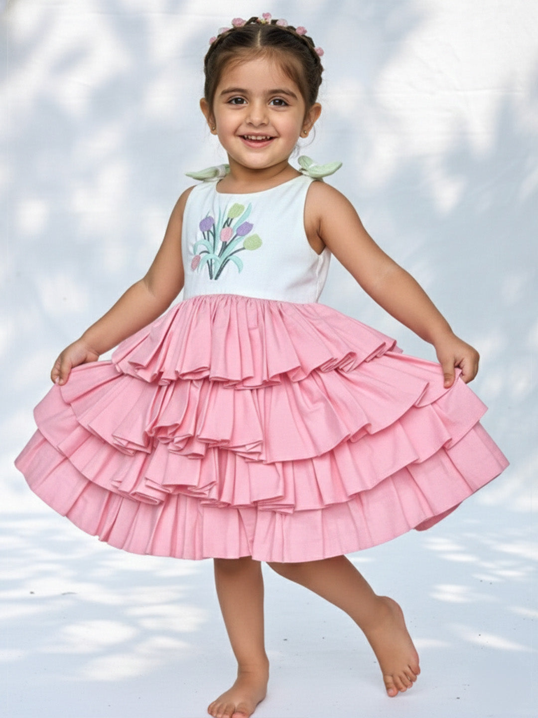 Partykleid mit Rüschen