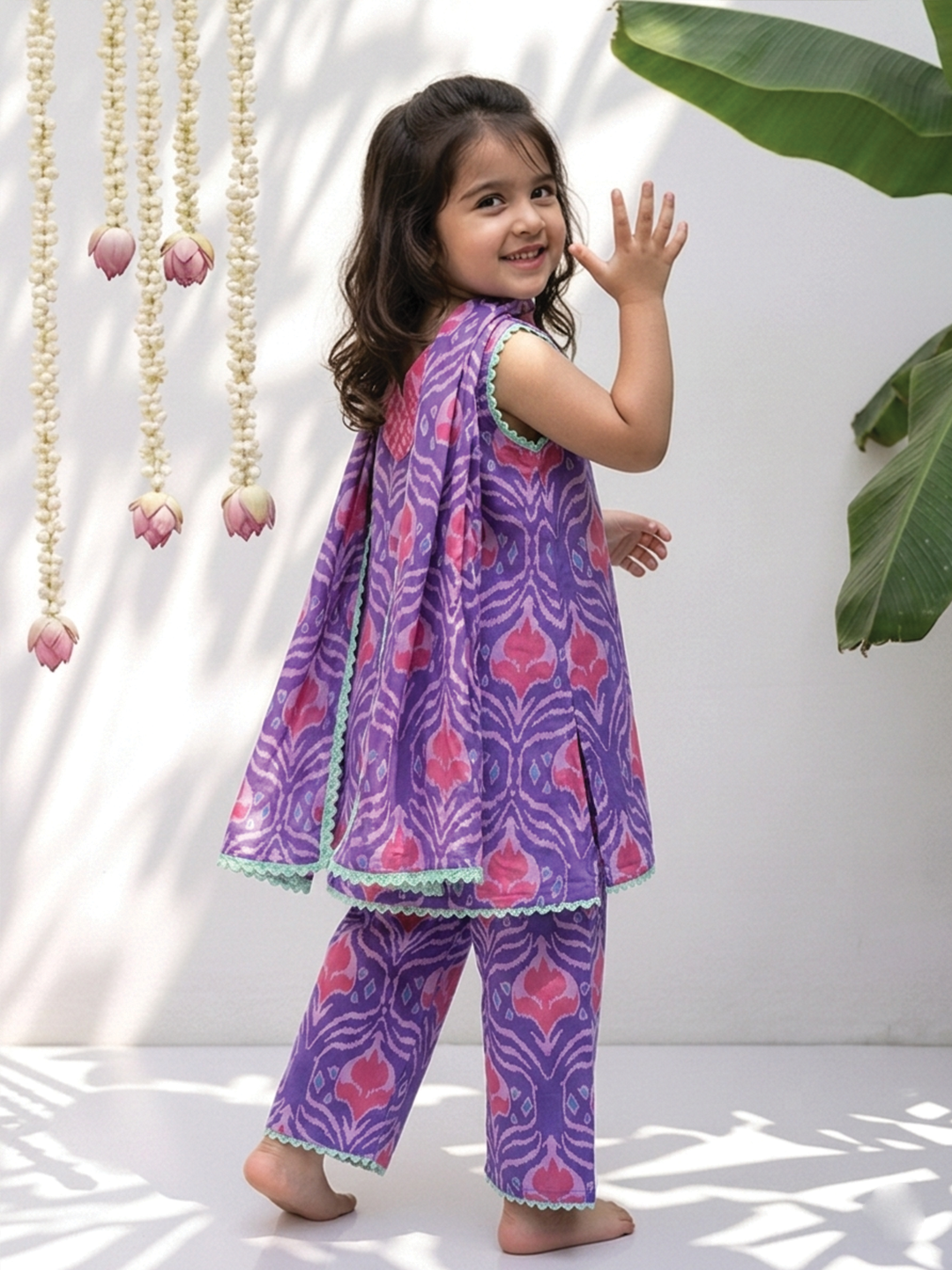 Ikat Printed Tunic Sets