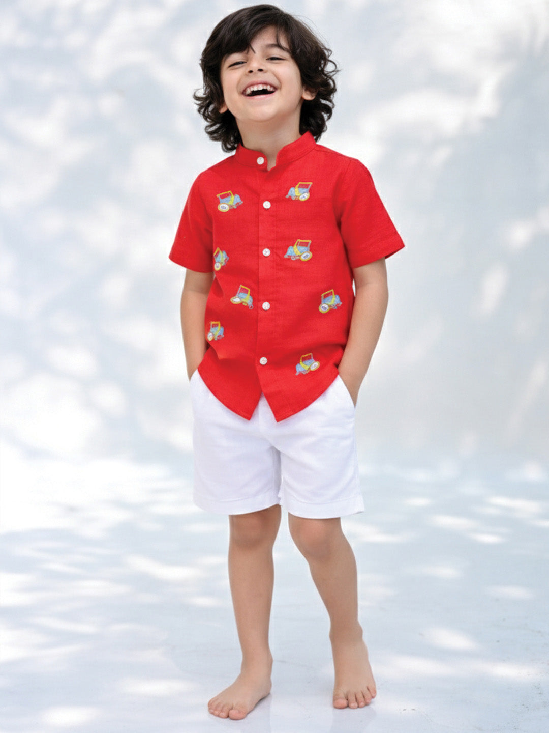 Red Blaze Kids Shirt