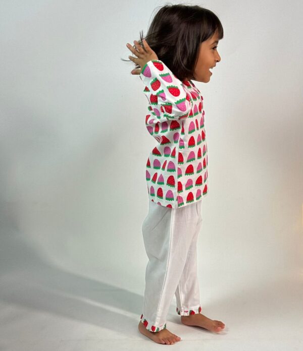 Strawberry Printed Night Dress