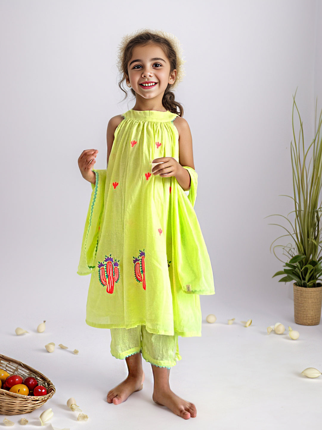 Yellow tunic set