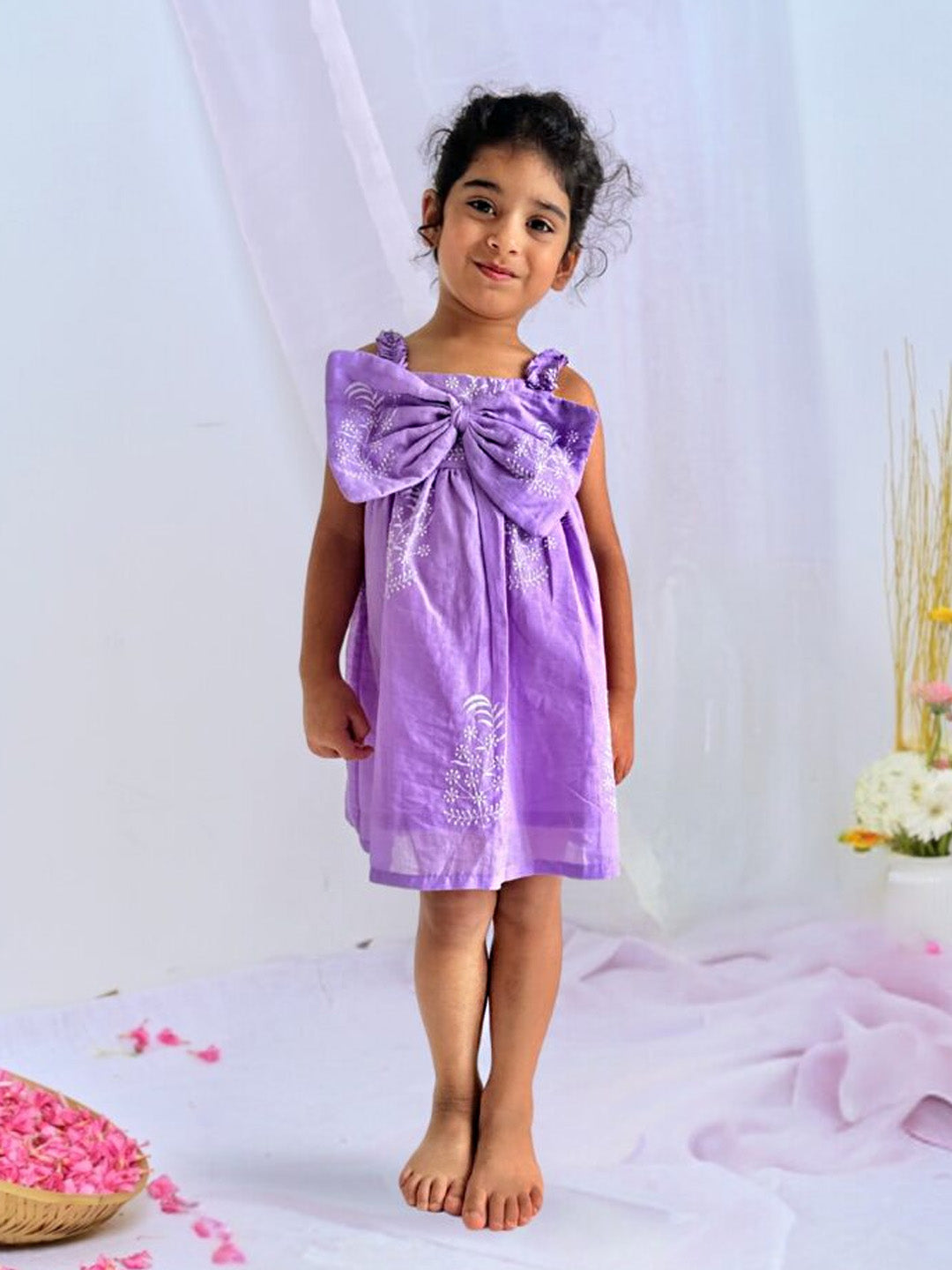 Bow Embellish Dress