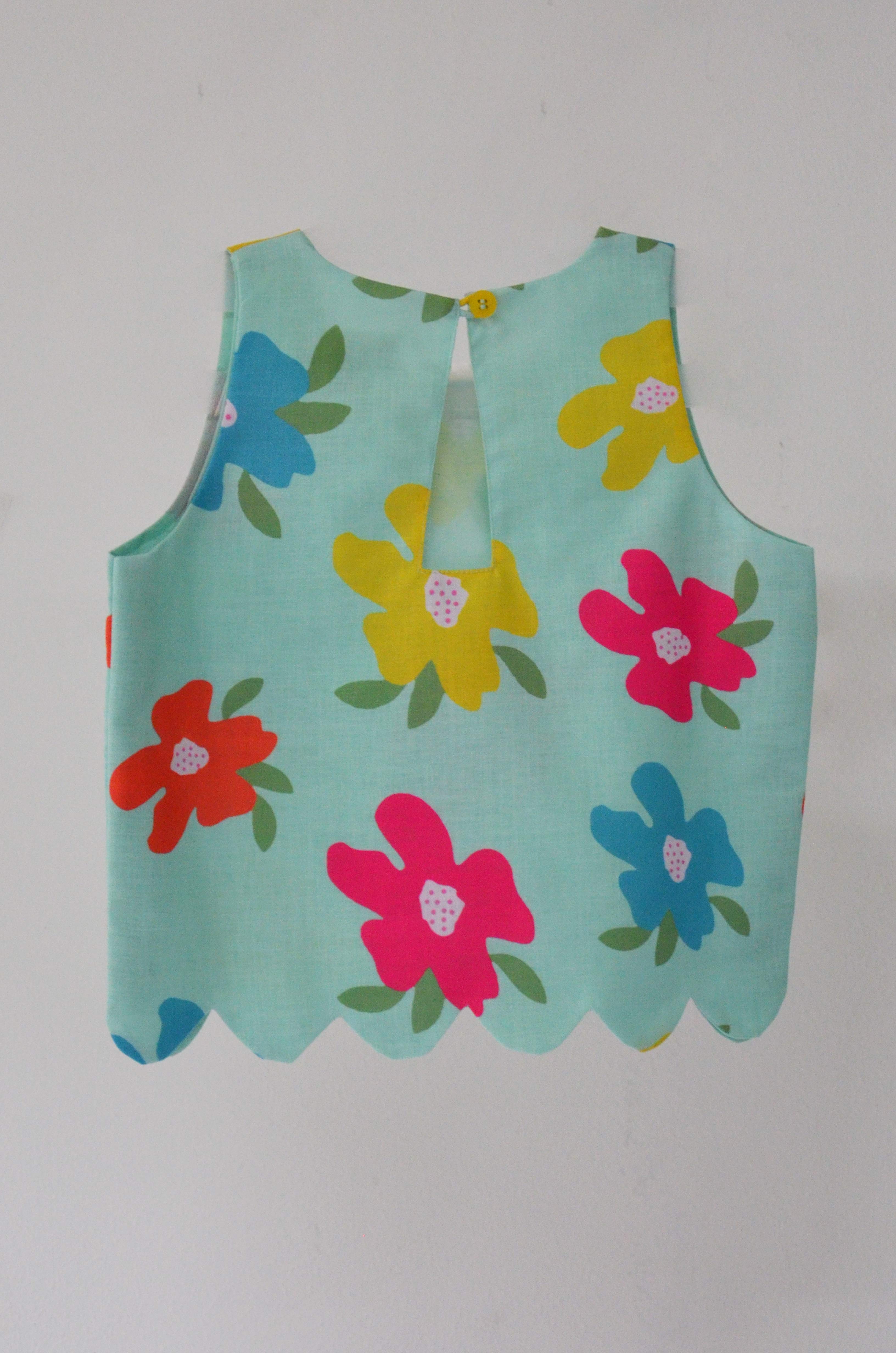 Cyan Bloom Coord Set