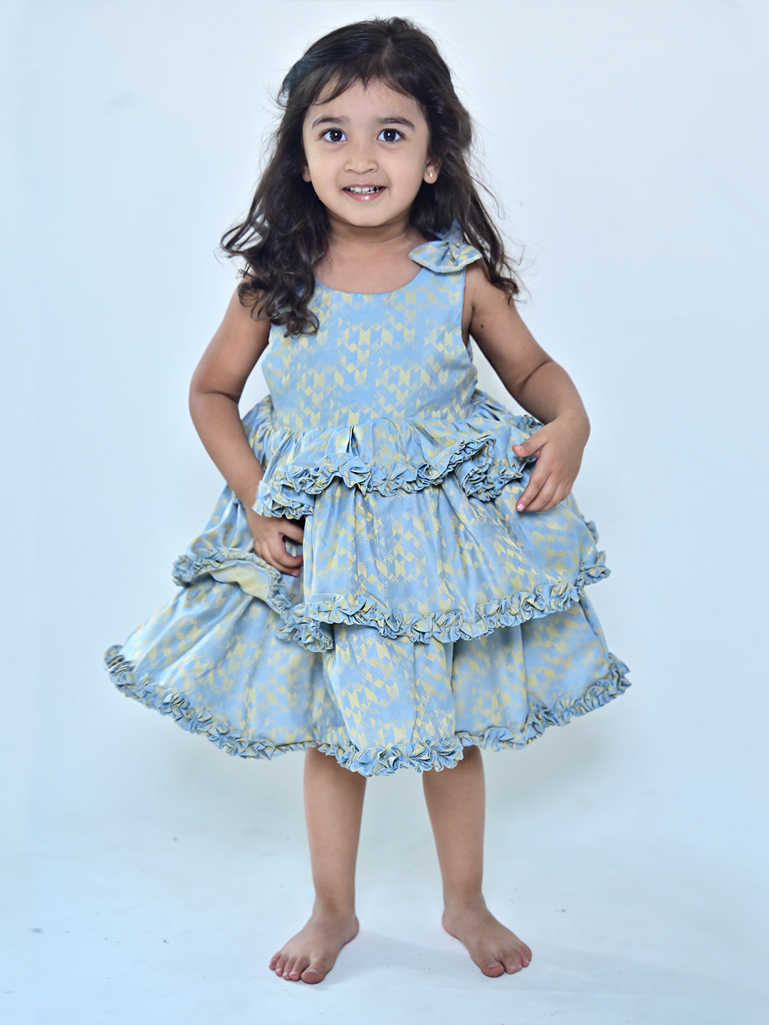 Soft Cascade Dress