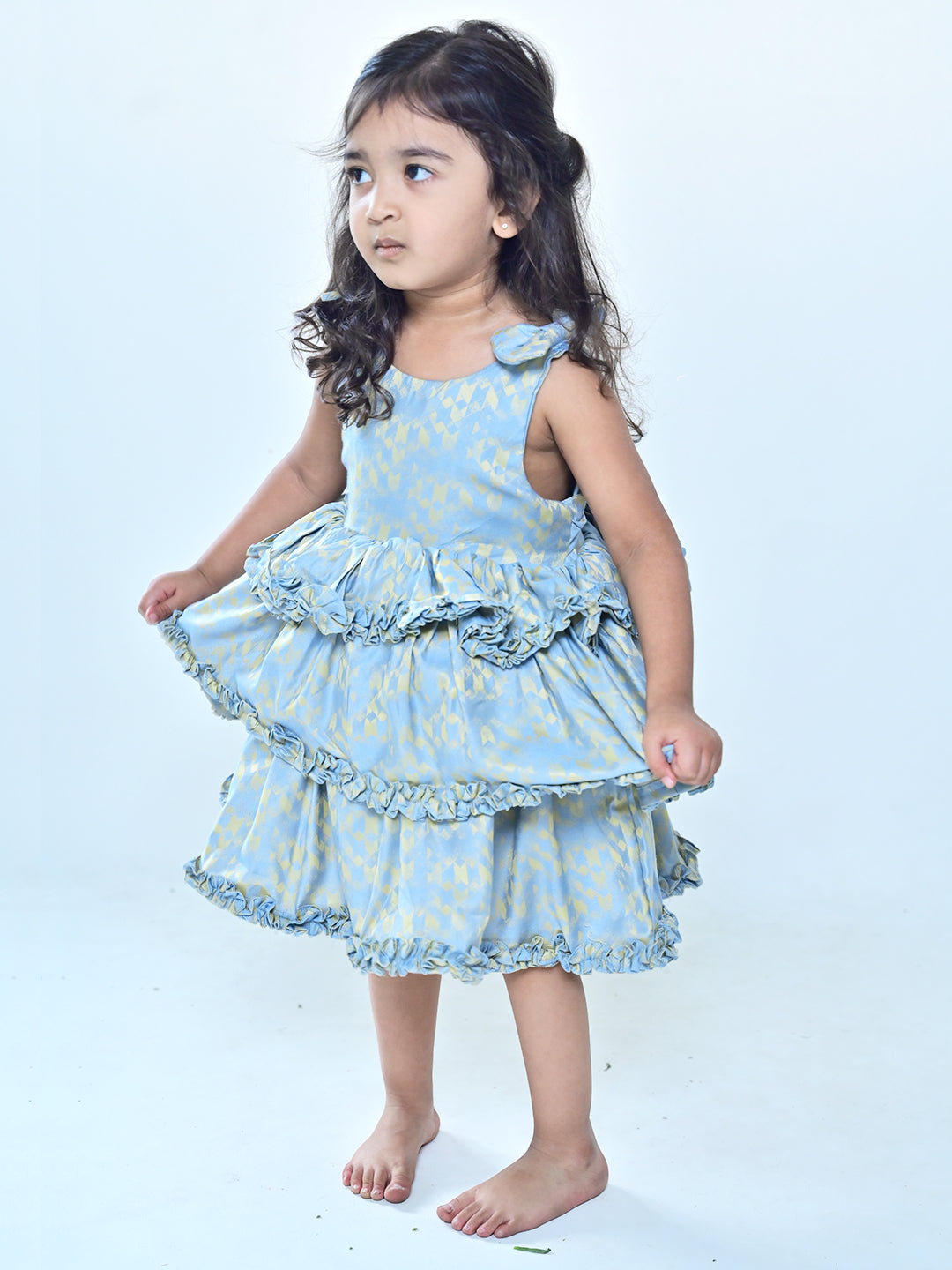 Soft Cascade Dress