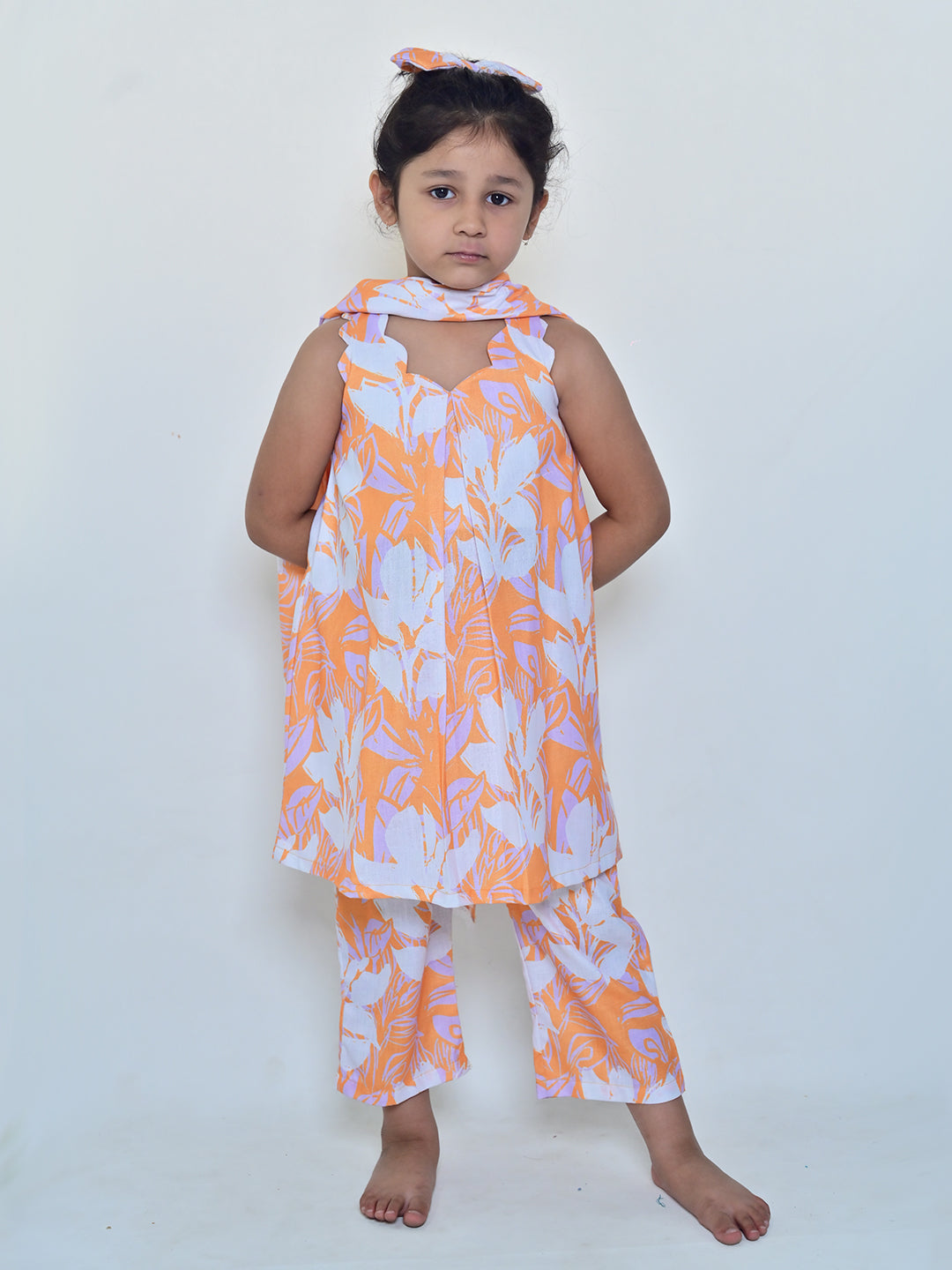 Floral Orange Set