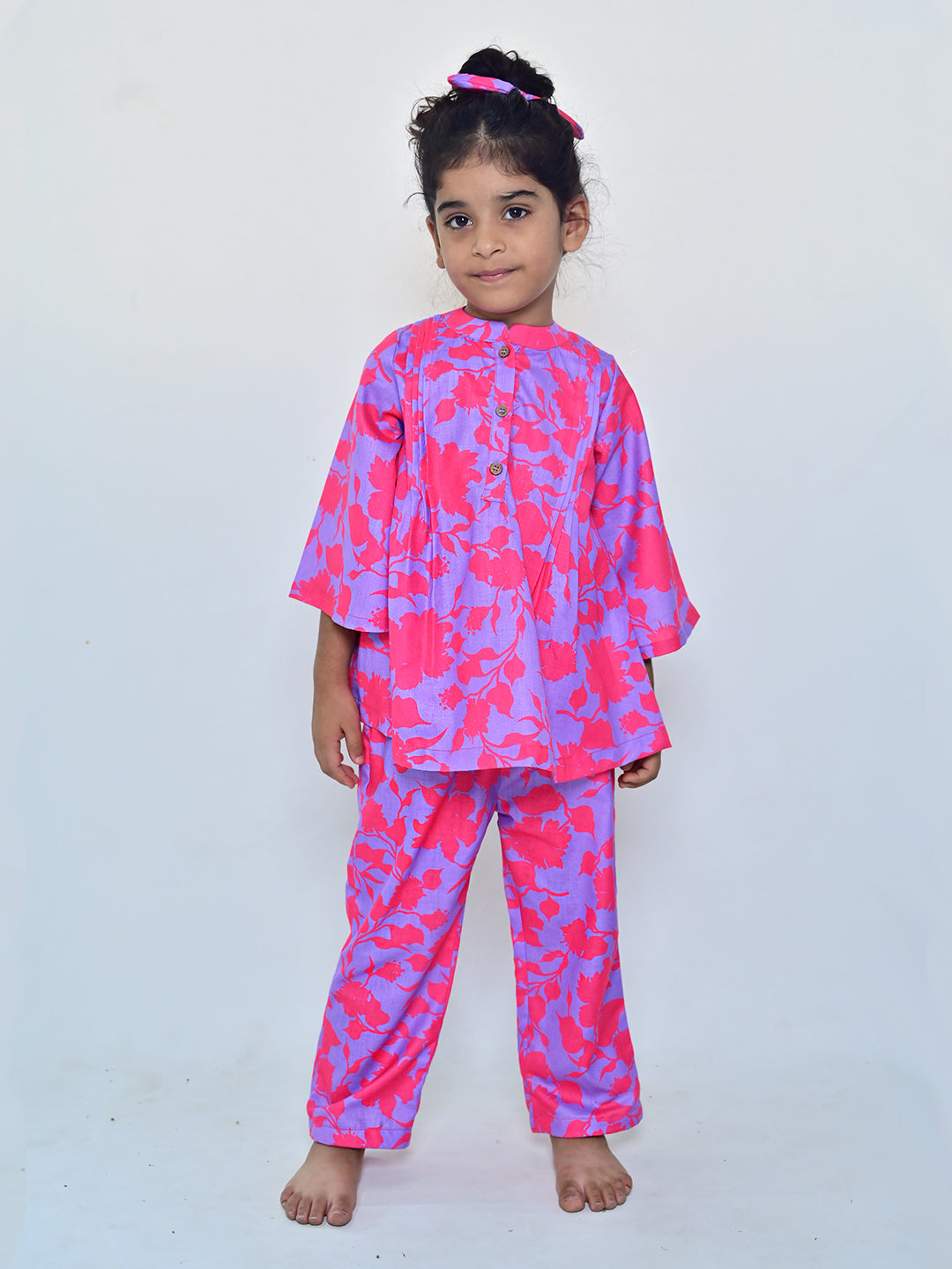 Fuchsia Floral Set