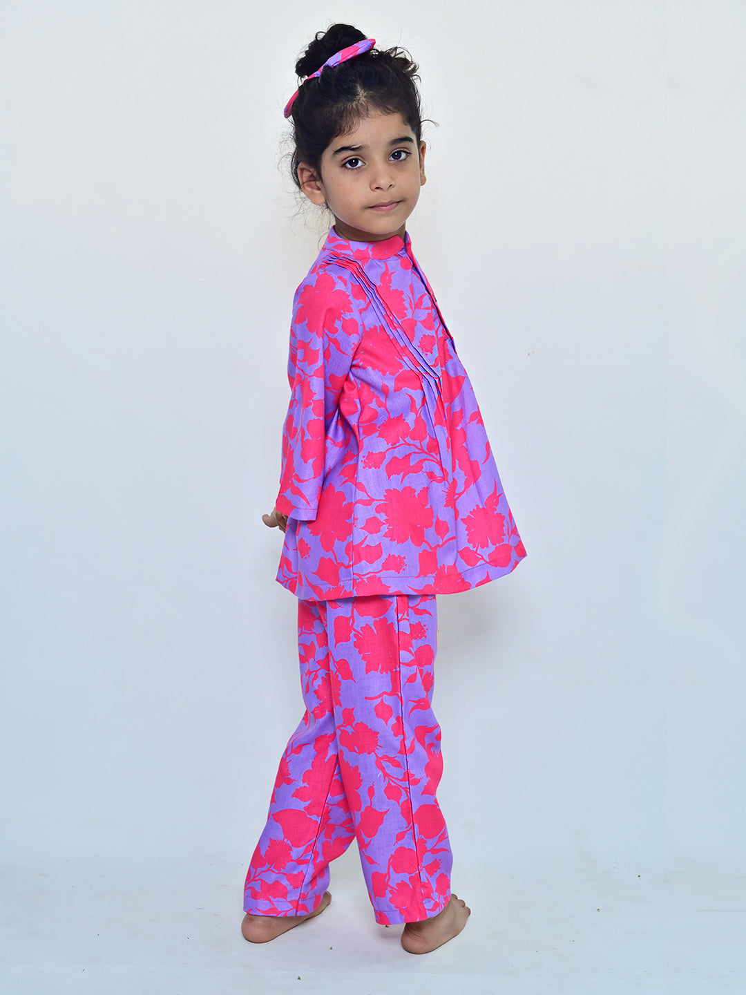 Fuchsia Floral Set