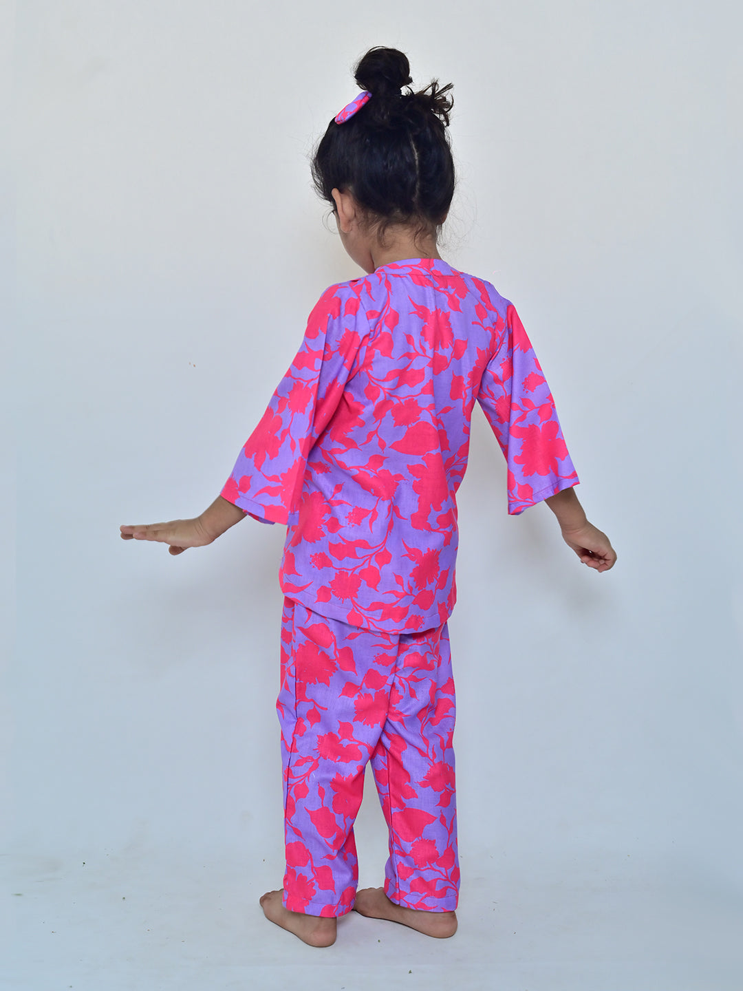 Fuchsia Floral Set