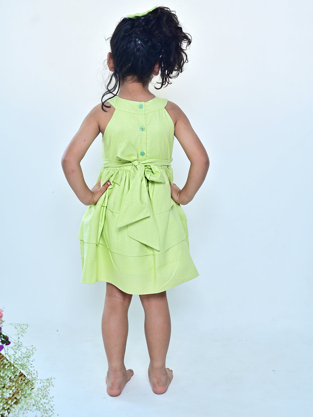 BowGarden Green Dress