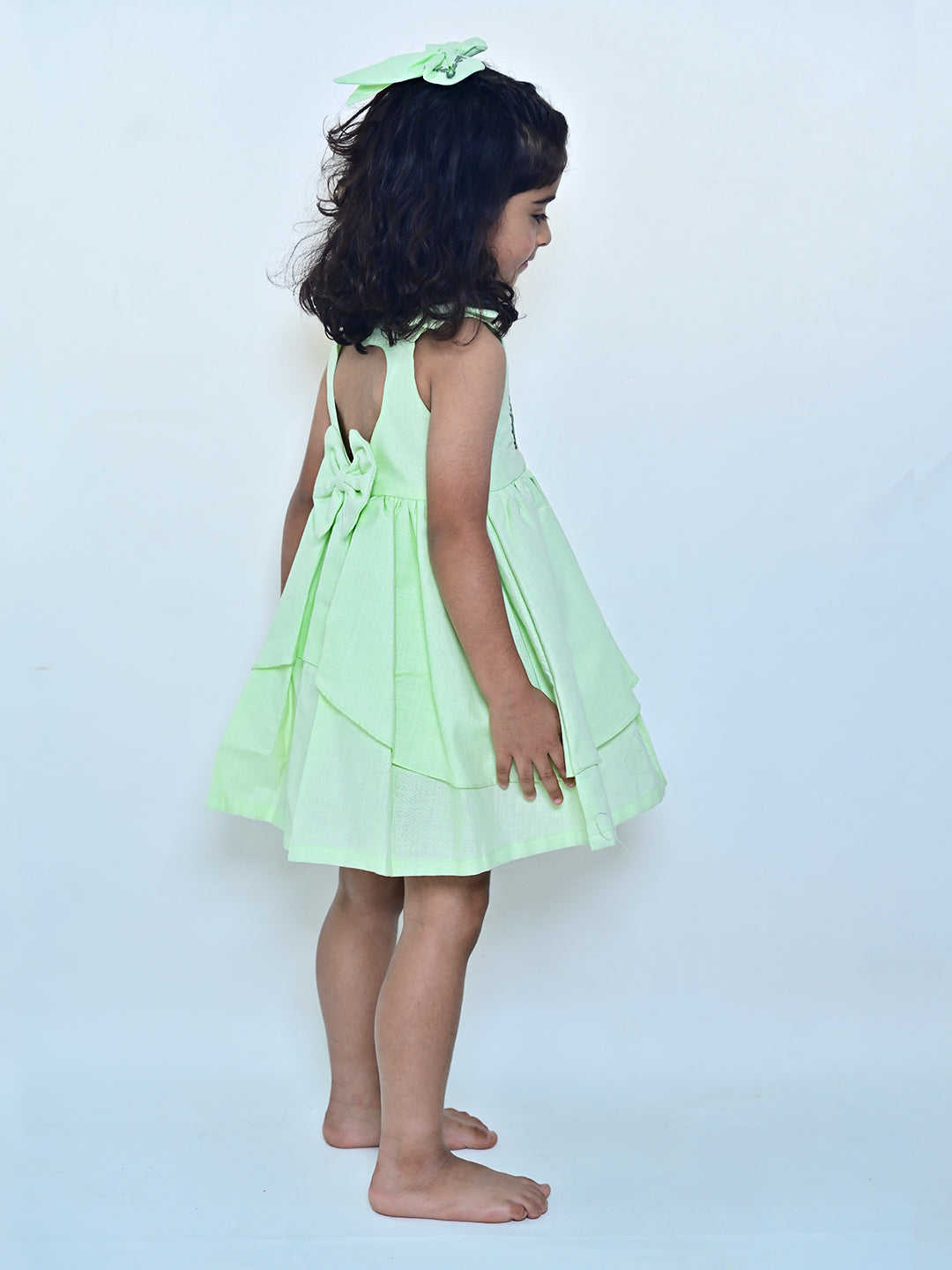 Animal Green Dress