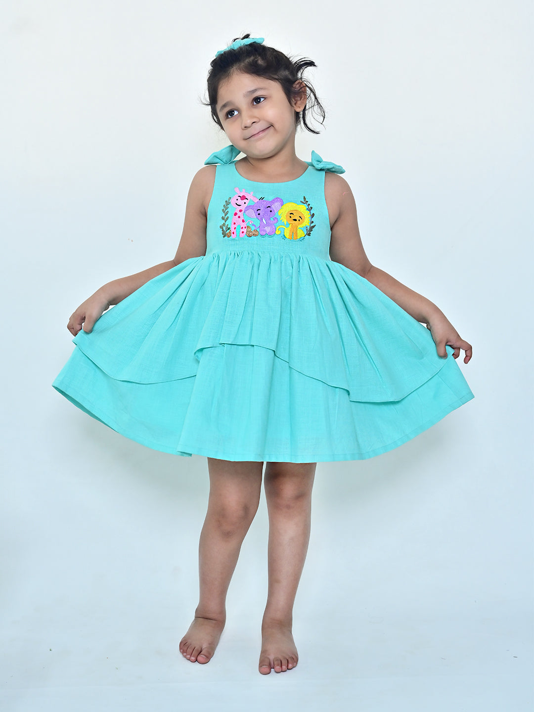 Animal Blue Dress