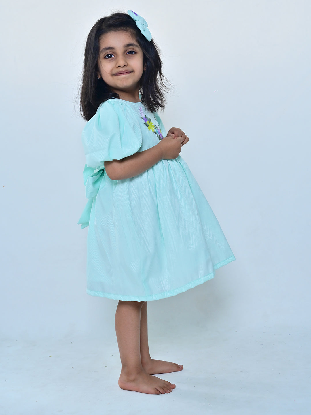 Cyan Bloom Dress