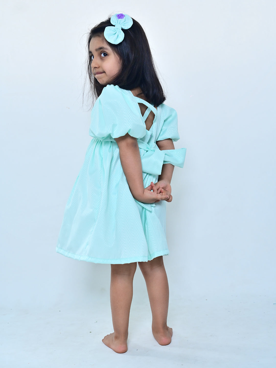 Cyan Bloom Dress