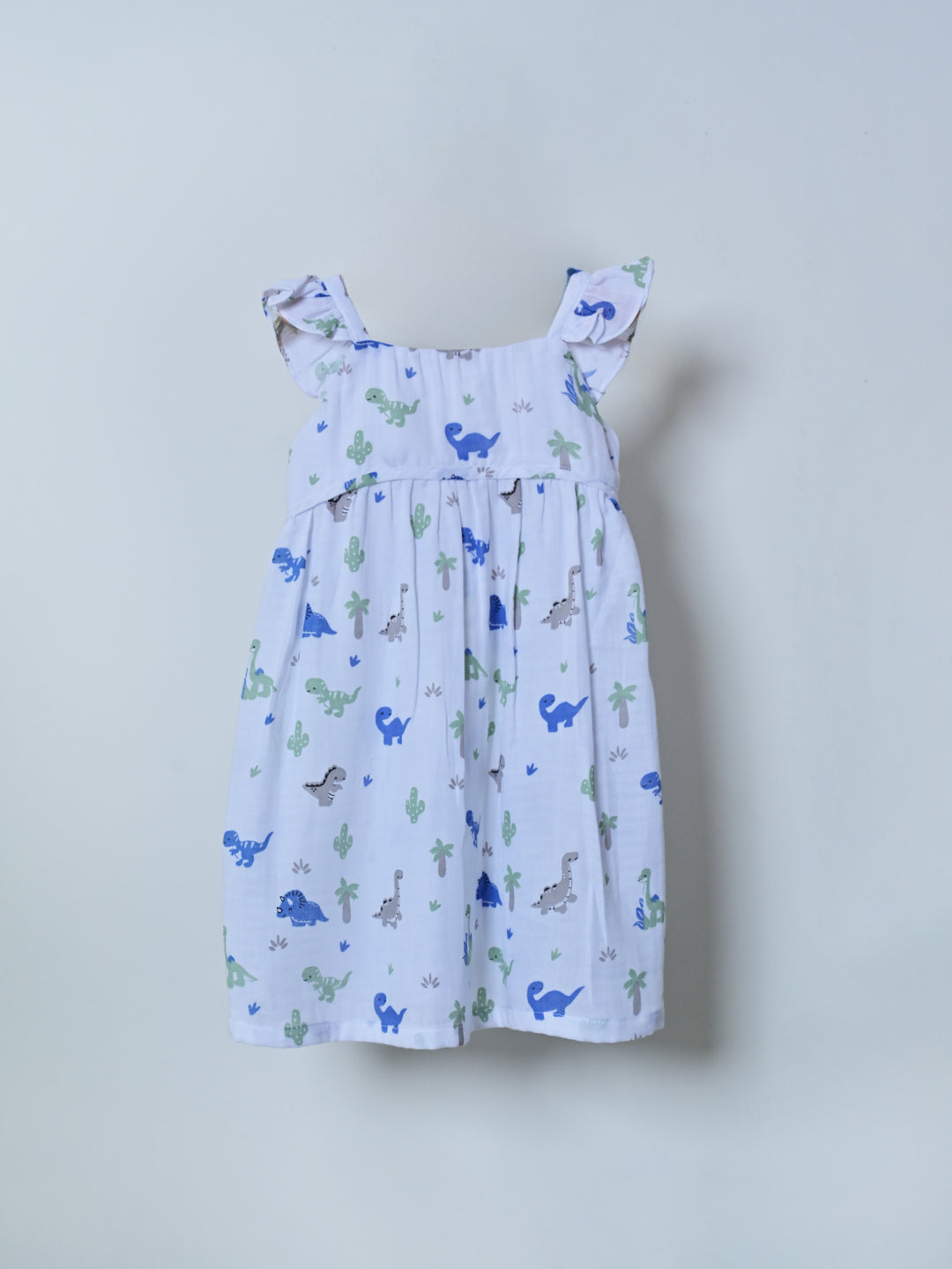 White Dino Mini Dress