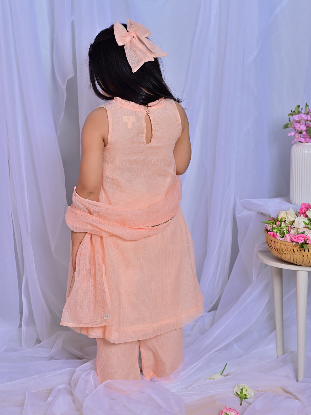 Timeless Peach Tunic Set