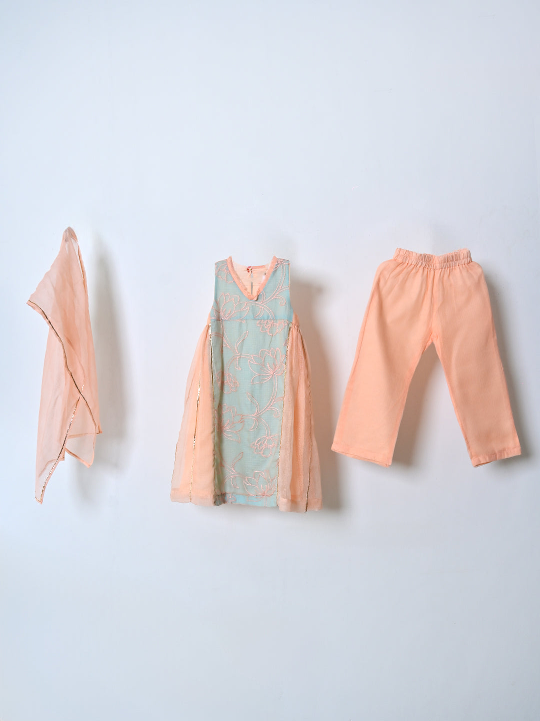 Timeless Peach Tunic Set