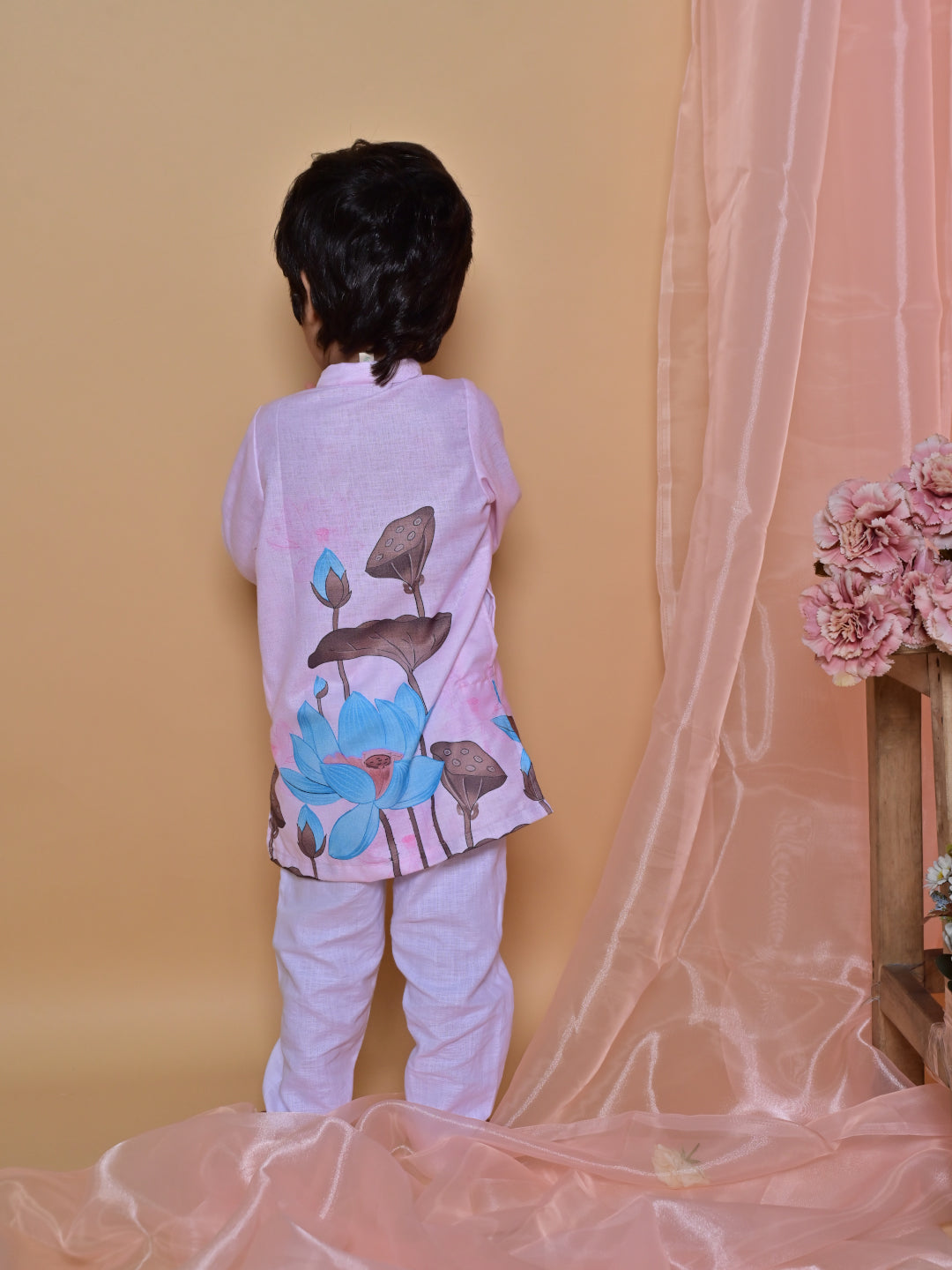 Pink Lotus Kurta Set