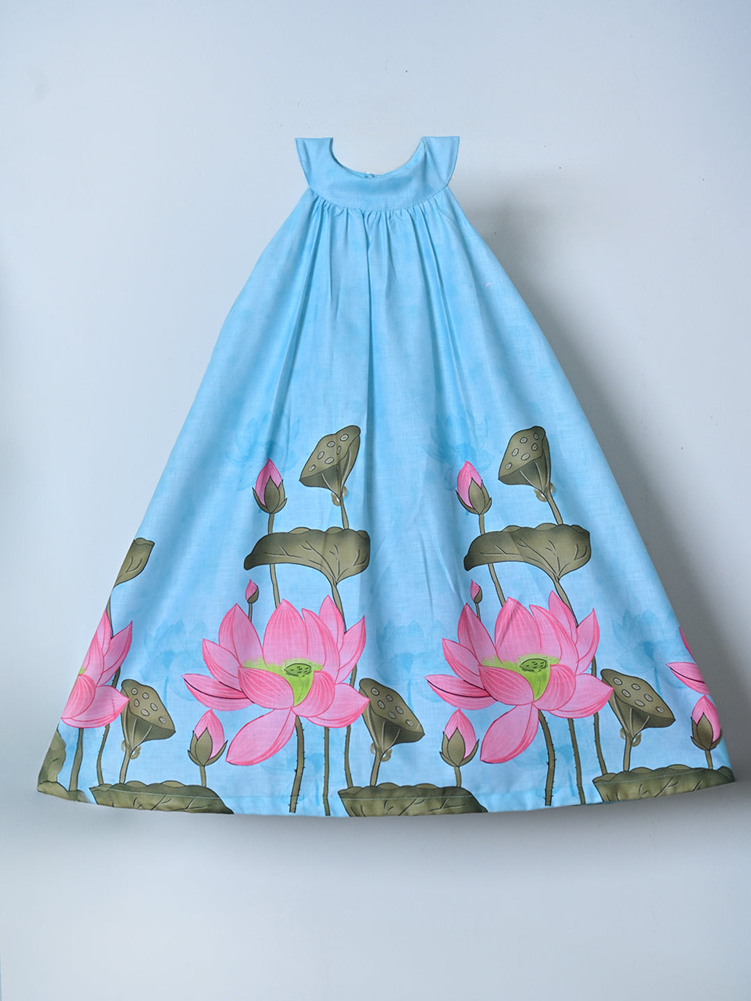 Blue Lotus Tunic Set