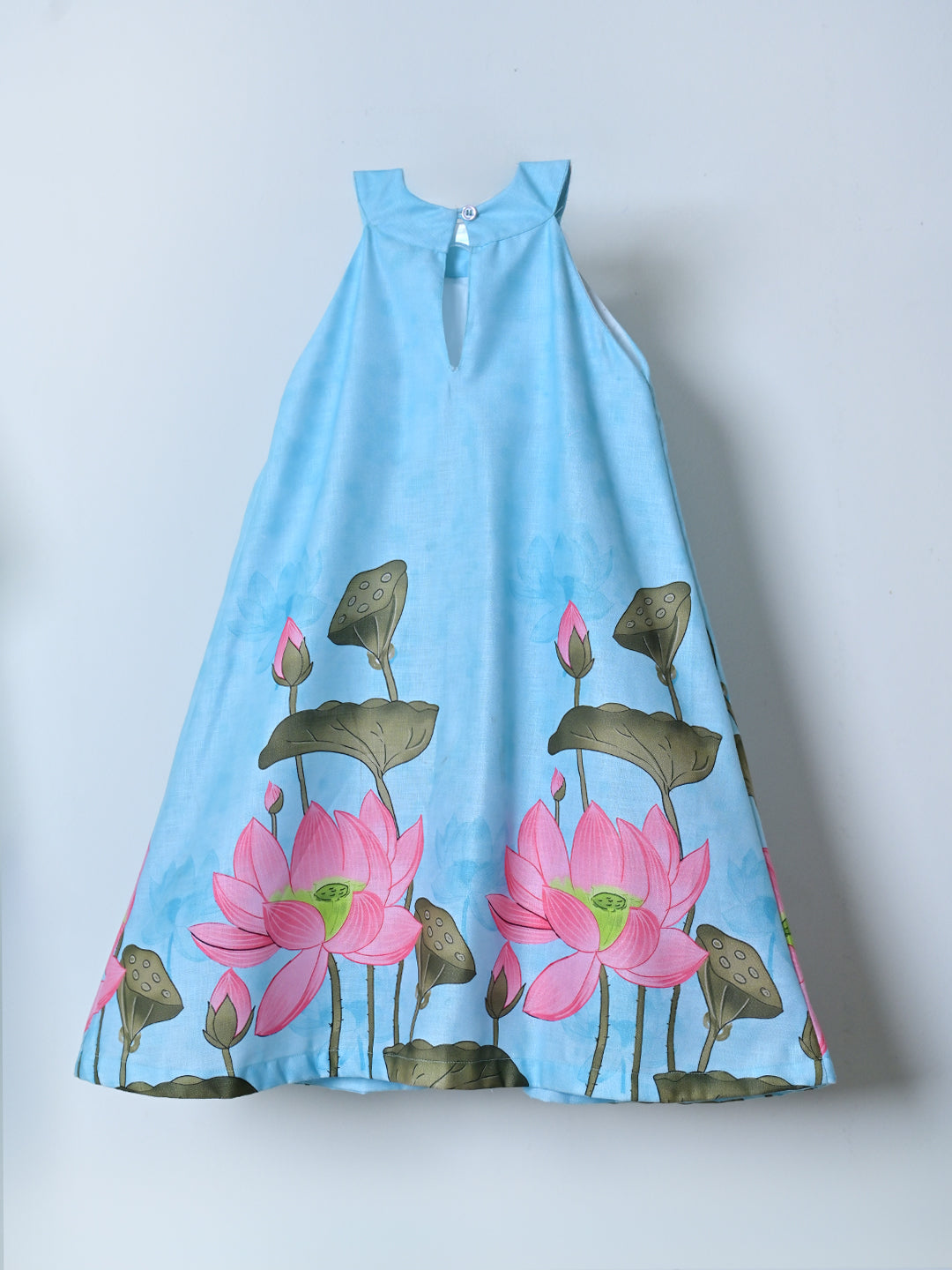 Blue Lotus Tunic Set
