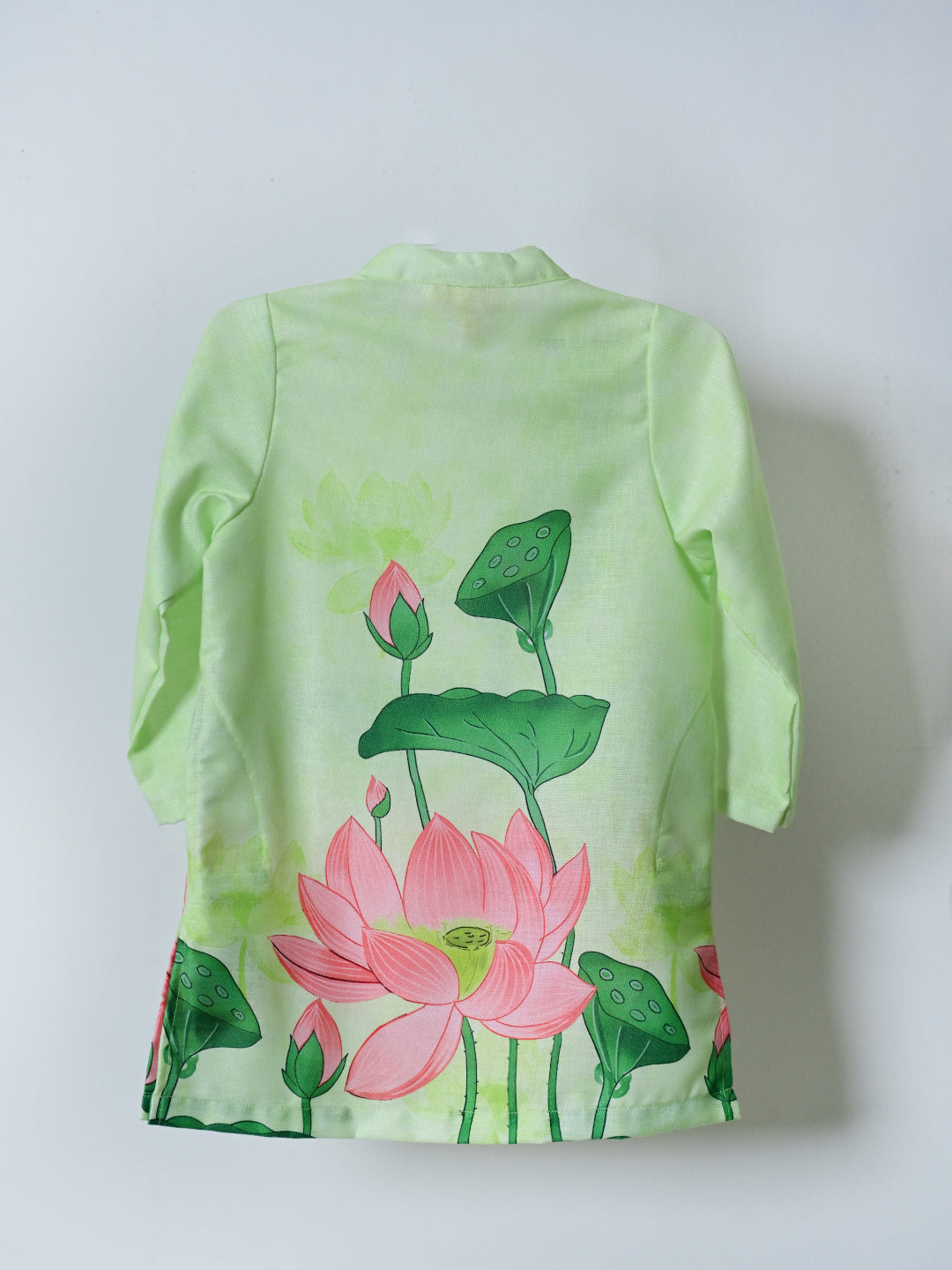 Green Lotus Kurta Set