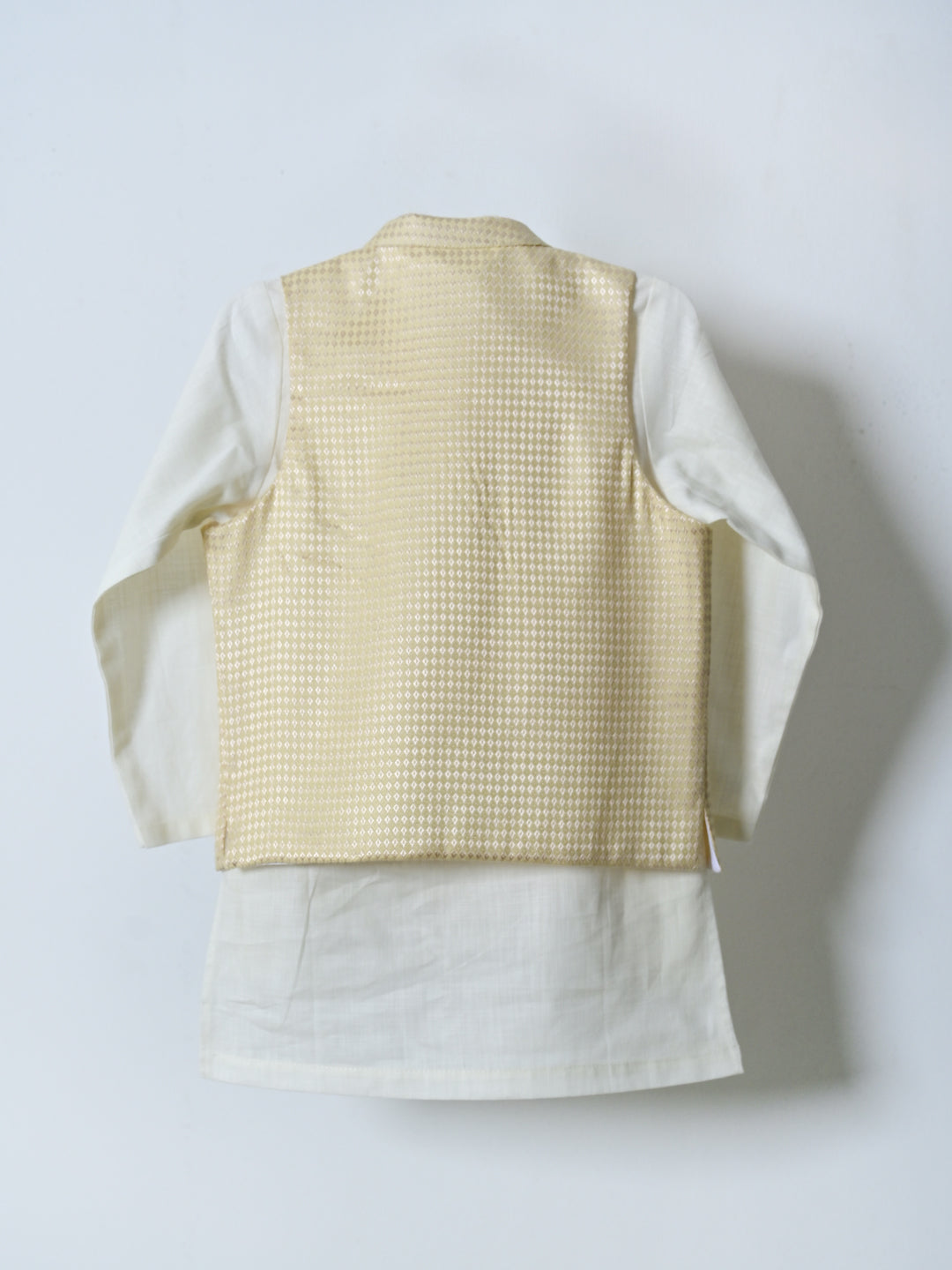 Cream Lotus Jacket Set