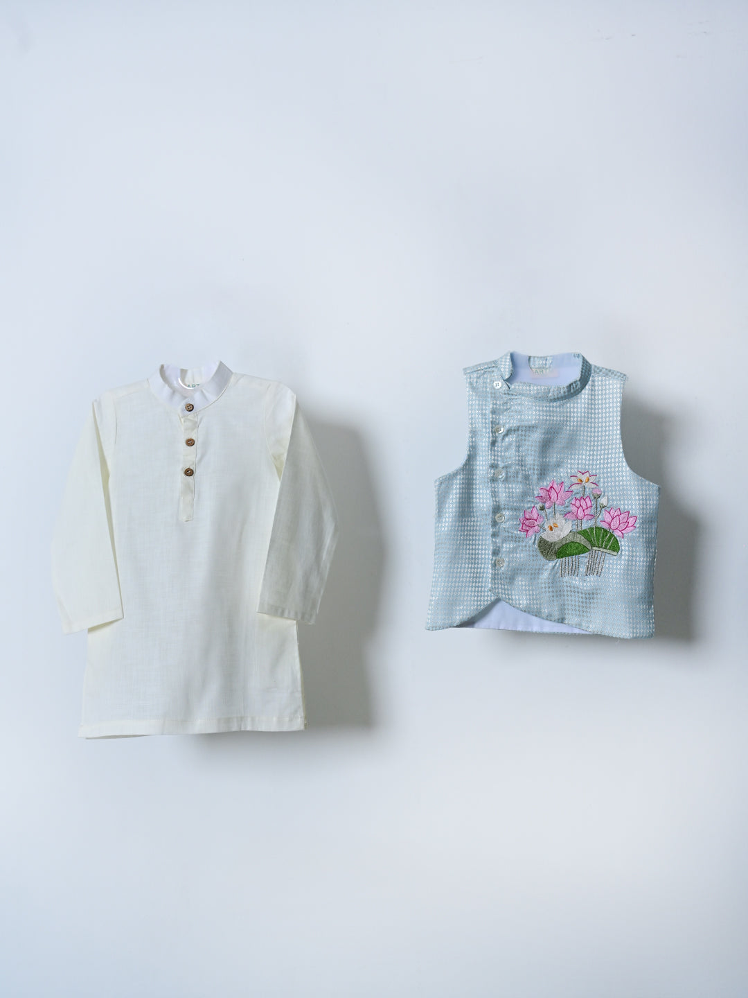 Blue Lotus Jacket Set