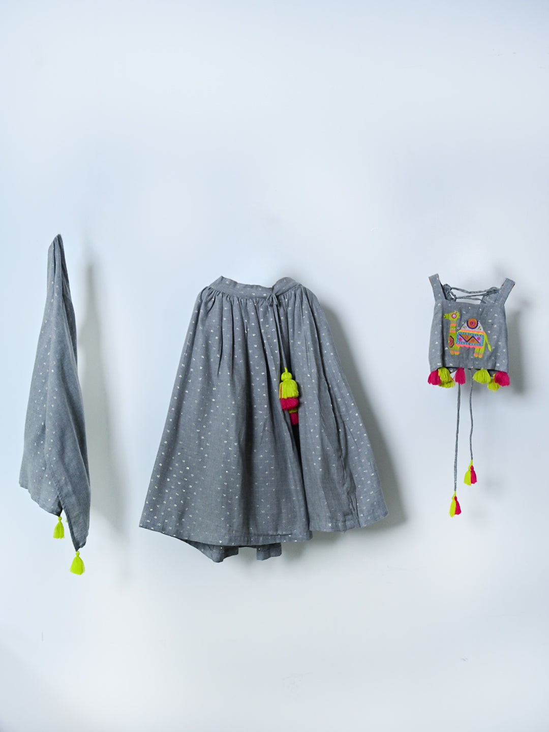 Grey Camel Lehenga