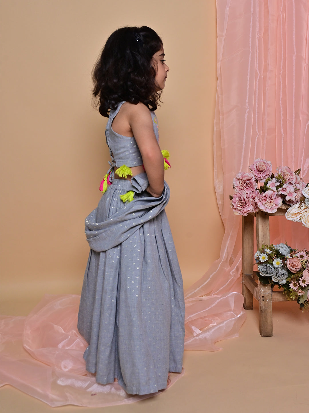 Grey Camel Lehenga